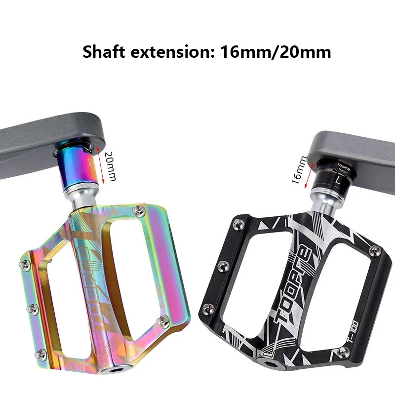 TOOPRE 1 pair 16mm 20mm Mountain Road Bike Pedal Extender Extension Pedal Axis Crank Accessories for Bicycle Pedal Extension