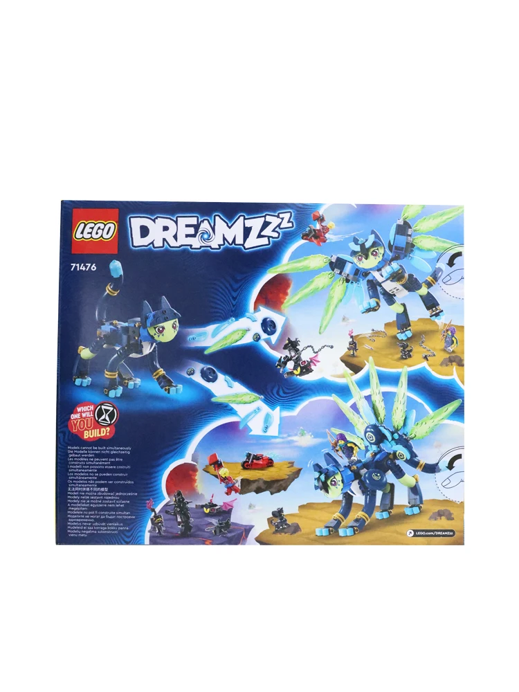 LEGO 71476 DREAMZzz Zoey and Zian The Cat-Owl, TV Show Inspired Animal Toy Building Set for Kids