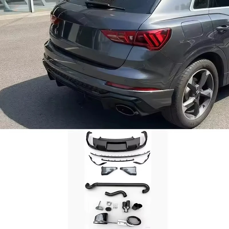 

STLF PP Body Kit for 2020 2021 2022 2023 Audis Q3 F3 1.4T Rear Diffuser Grille with Good Quality Upgrade to RSQ3