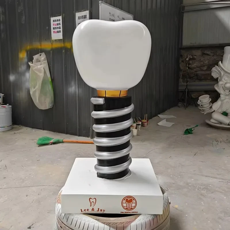 

Large three-dimensional model glass fiber carving exhibition hospital decoration ornament