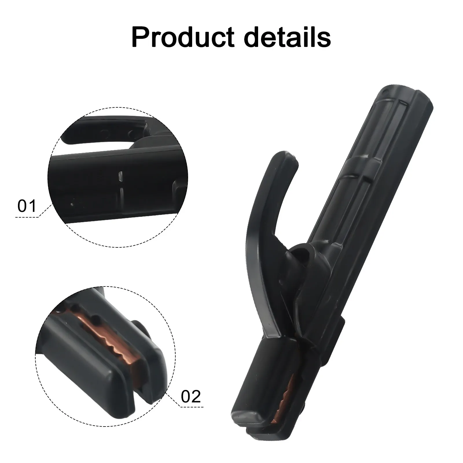 Workpiece Welding Welding Clip Welding Clamp Multi-angle Clamping Anti-leakage Copper Insulating Plastic Black
