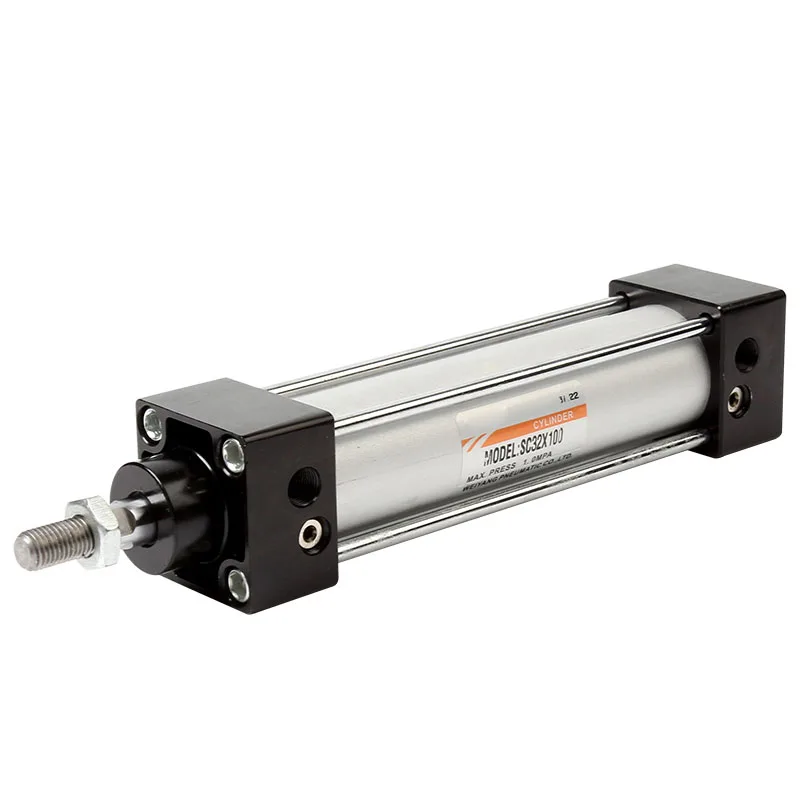 Air Cylinder SC Standard Pneumatic Cylinder SC32*25/50/75/100/125/150/200/300/400/500/1000 Stroke SC Series