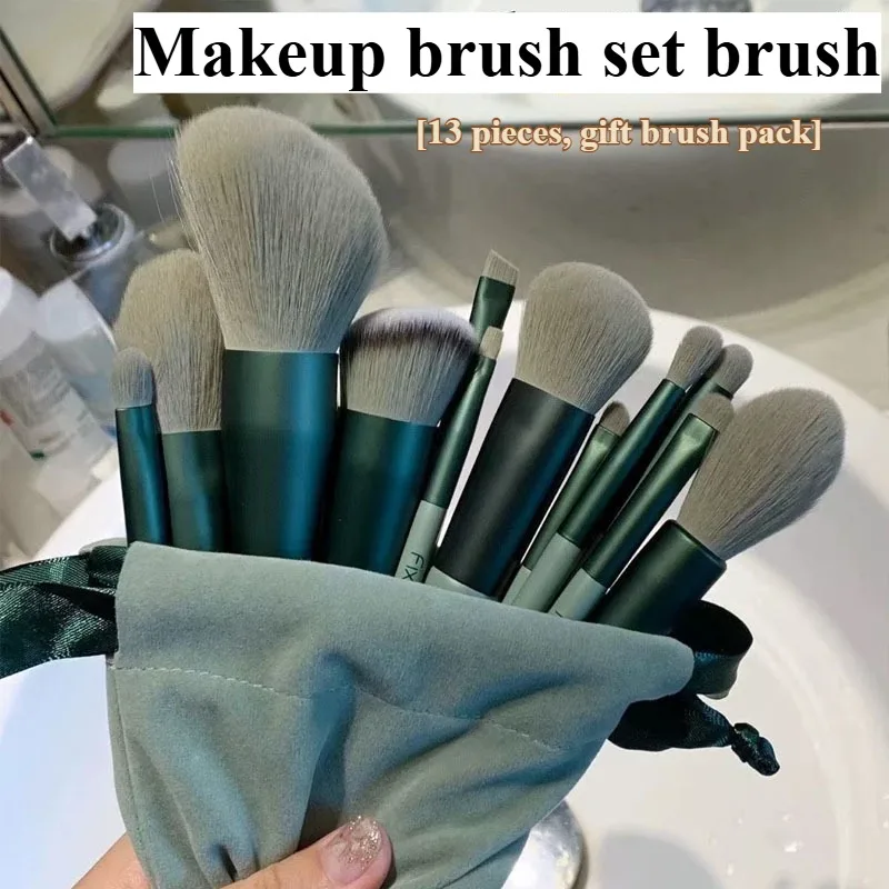 13pcs Makeup Brush Set Premium Soft Bristles - Professional Cosmetic Brushes Kit /Make Up Tools