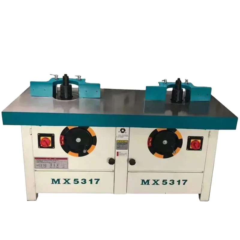 Single axis vertical milling machine wooden spindle shaping machine with slide