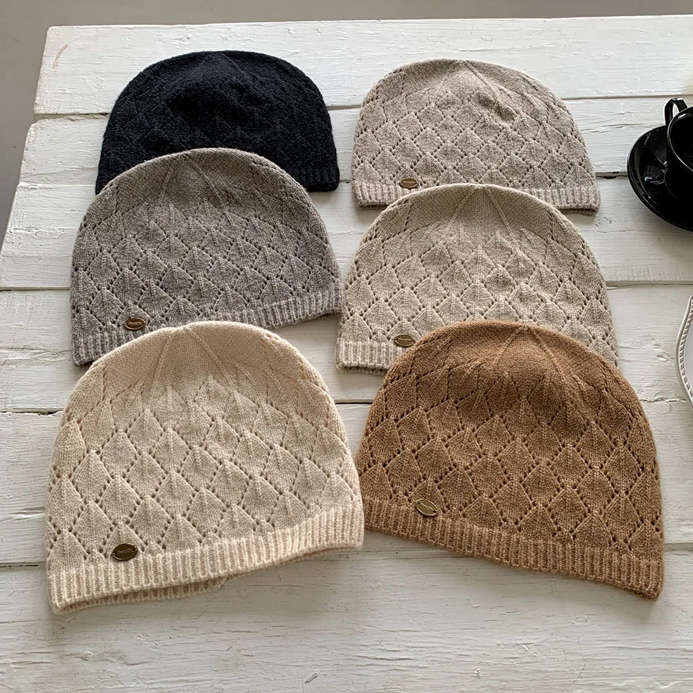 2025 WOOL hip hop Beanie Hat URGENTMAN Casual Beanie For Men & Women Warm Soft Knitted Hat Stylish Plain Daily Winter Hat