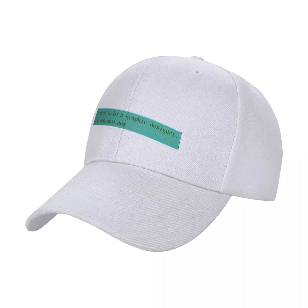 I used to be a graphic designer Cruelty Squad quote Baseball Cap Ball Cap Luxury Man Hat Women Men's