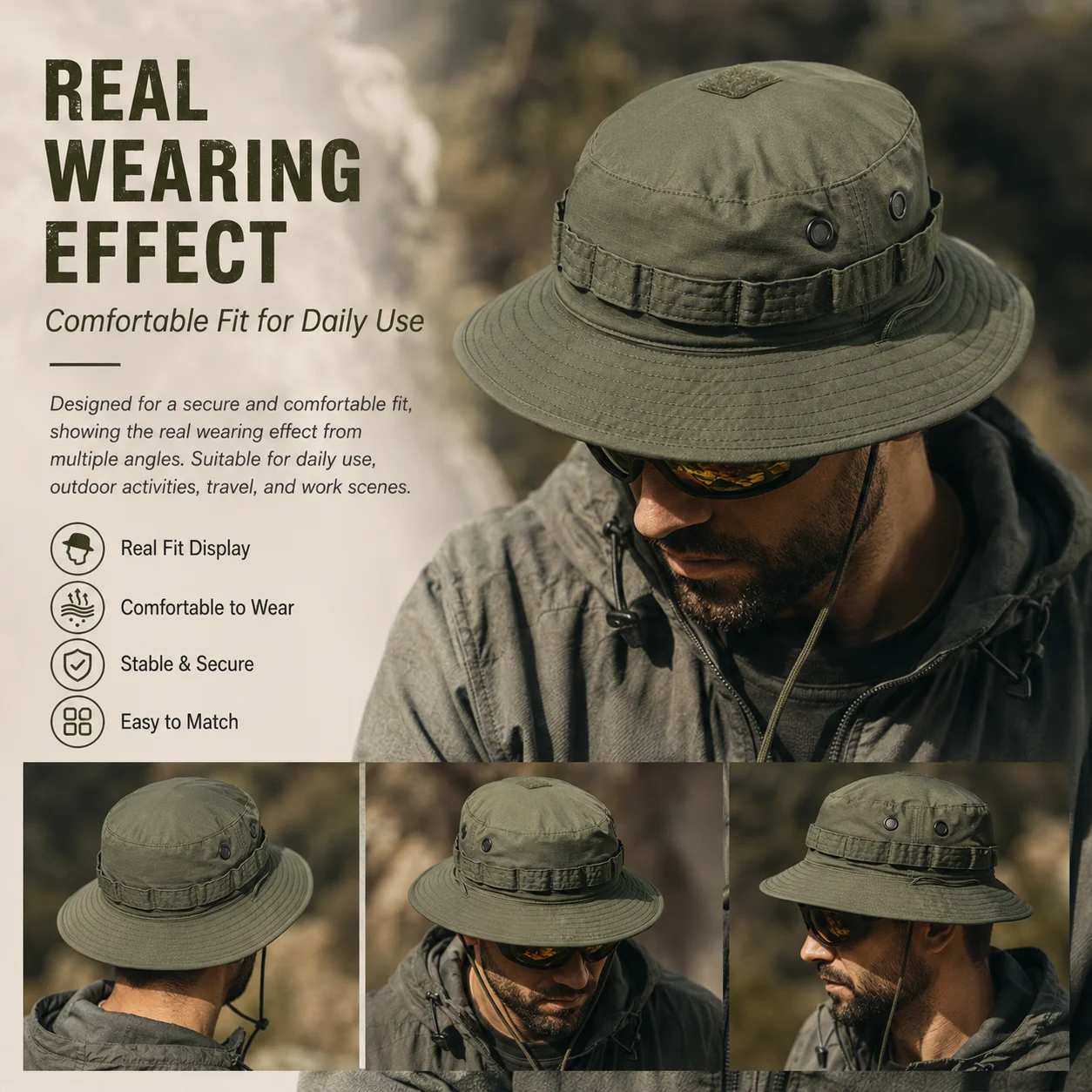 AQzxdc Tactical Boonie Hat Out - đánh giá và giá Boonie Hat Tactical