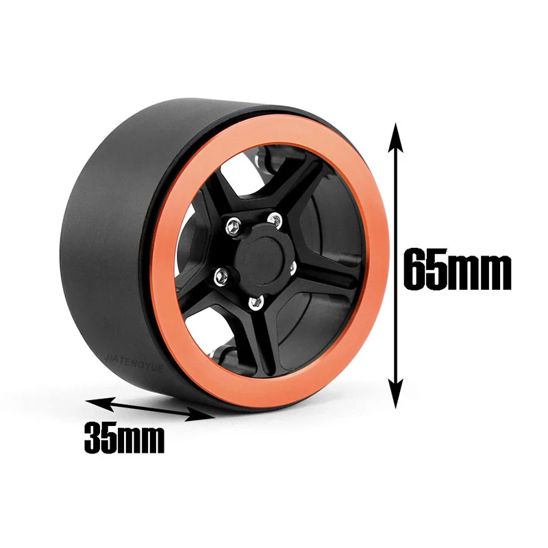 Piasta koła do samochodu terenowego 2.2 cala do YIKONG YK4082 4012 4014 TRX4 SCX10 1:10, obróbka CNC