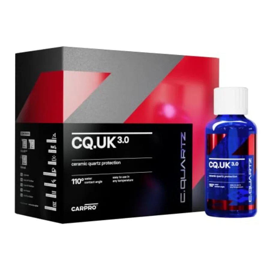 

CQUARTZ UK 3.0 - Ceramic Coating for Cars Using Quartz-Based Nanotechnology That Bonds to Paint Glass Metal and Plastic Surface