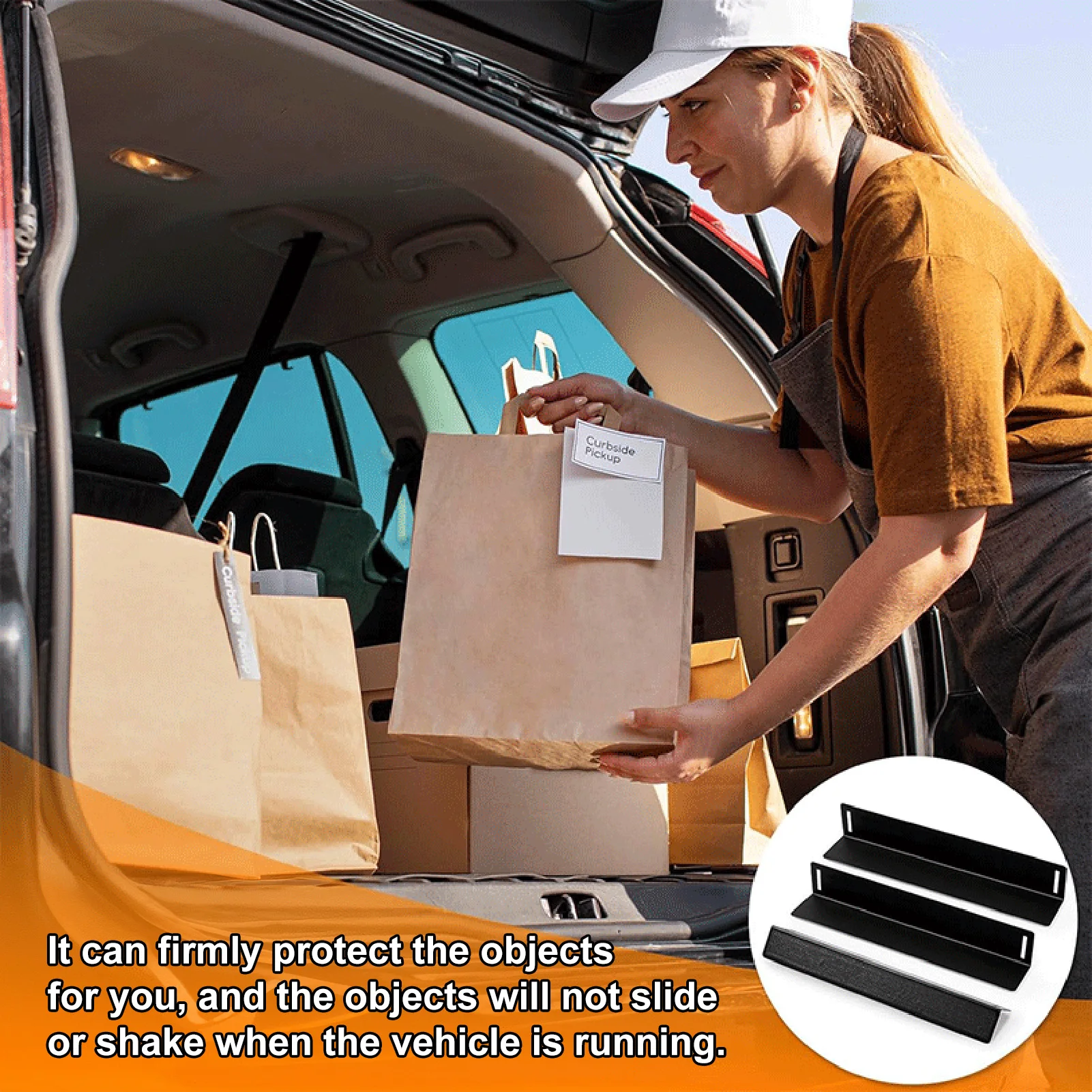 

Органайзер для багажника автомобиля с волшебной лентой, универсальный перегородка для багажа автомобиля для хранения и путешествий седана внедорожника