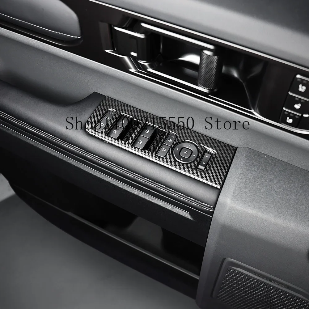 4pcs-finestra-di-automobile-interruttore-di-sollevamento-pannello-telaio-di-copertura-trim-per-kia-tasman-2025-modello-in-fibra-di-carbonio-accessori-per-interni-auto