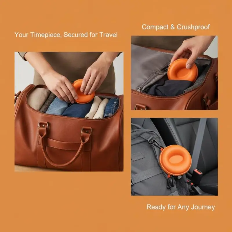 Travel Case Portable Storage Box For Single Watch Shock And Impact-resistant For Wristwatches Smart Watches Watch Storage