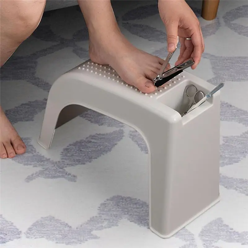 Shower Foot Rest For Shaving Legs, Non-Slip Pedicure Foot Rest, Shower Foot Step Stool For Shave Legs, For Pedi Stand image 4