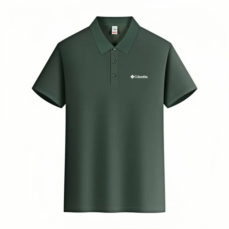 Men's short sleeved polo shirt high-end brand embroidered top 2026 summer new solid color comfortable and casual lapel T-shirt S50c3befbffb5415ba1647b47884b6c90G