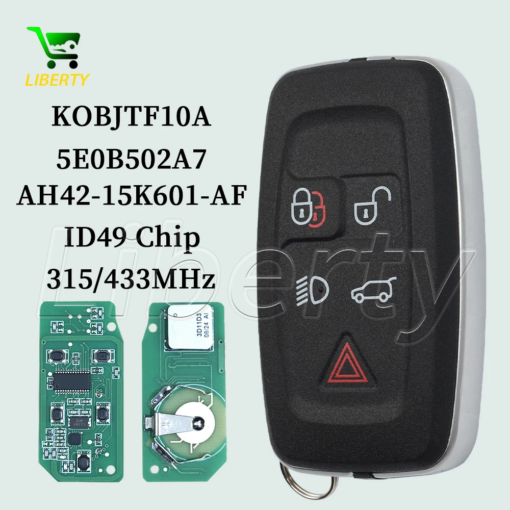 

Liberty KOBJTF10A 5E0U40147 5Button 315/433MHz Smart Remote Key for Land Rover Discovery LR2 LR4 2012 - 2018 Auto Proximity Card