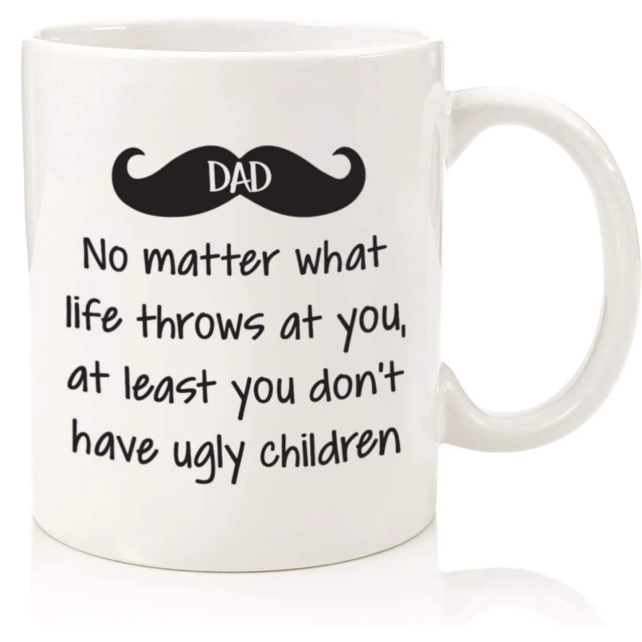 11oz koffiemok keramische theekop voor koffie, thee en warme dranken cadeau, vader en Moederdag voor papa en mama