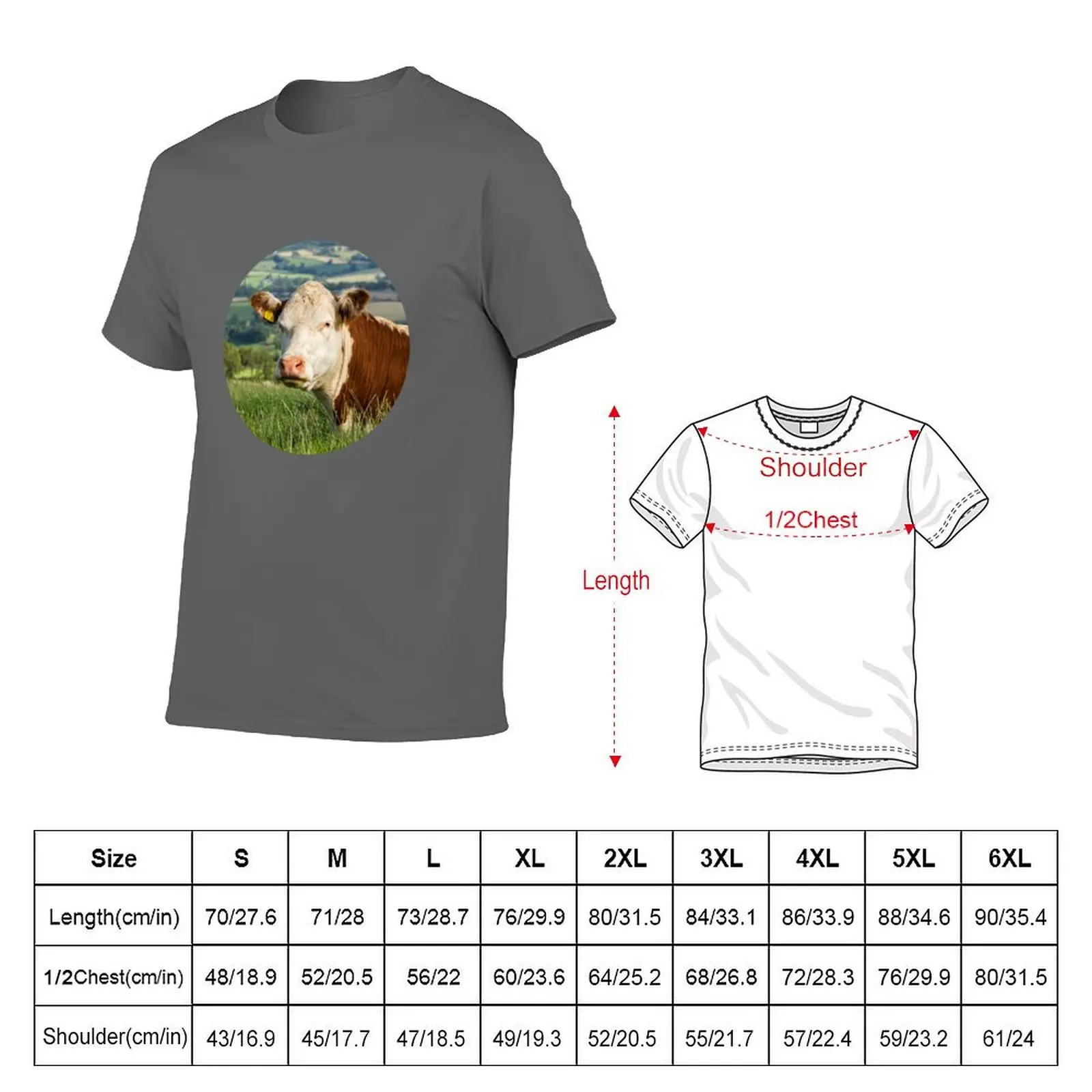 Hereford Cow T-Shirt boys whites custom t-shirts essential t shirt cute clothes mens graphic t-shirts pack