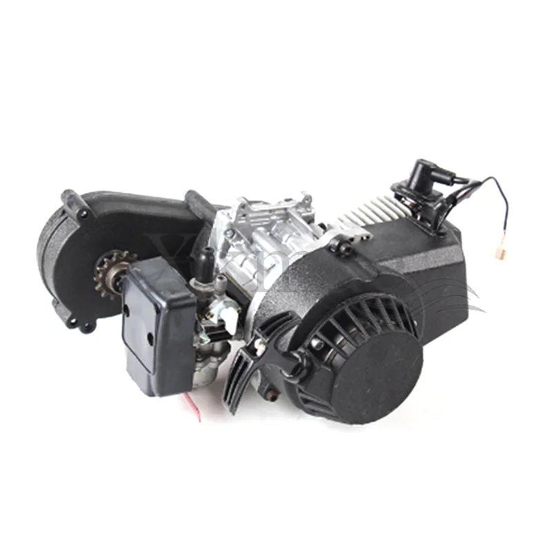 Motor eléctrico de 2 tiempos, arranque de tracción con transmisión para Mini Moto Quad Bike, 49CC/47CC