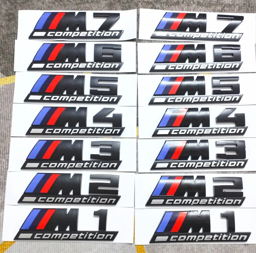 

ABS badge car trunk badge sticker BMW M M3 M5 G20 F30 E90 E91 E46 G70 G45 G30 F10 F11 E39 E34 E28 letter logo accessories
