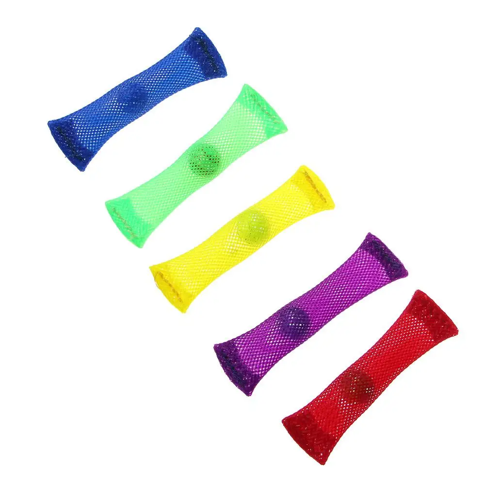 1pc crianças agitares ocupacionais aliviar o estresse mão fidget malha trançada sensorial aumentar foco