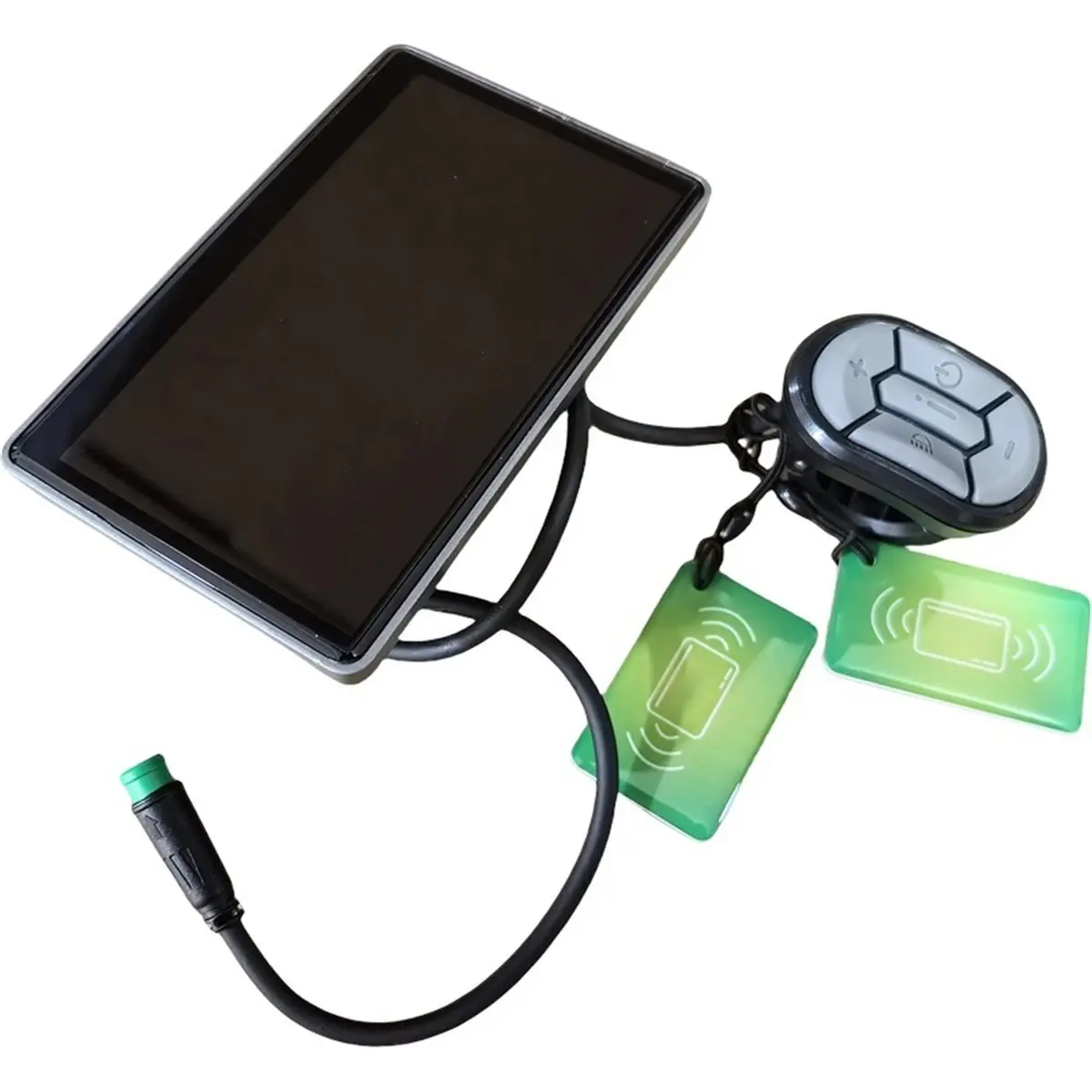 dt93]-v50-version-lcd-display-with-nfc-for-v8-electric-bicycle-upgraded-version-50km-h-dashboard-replace-parts