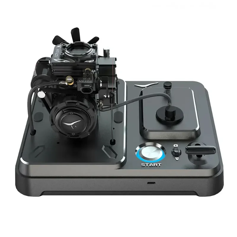 

L100 Миниатюрный одноцилиндровый 4-тактный прозрачный масляный бак Модель двигателя внутреннего сгорания