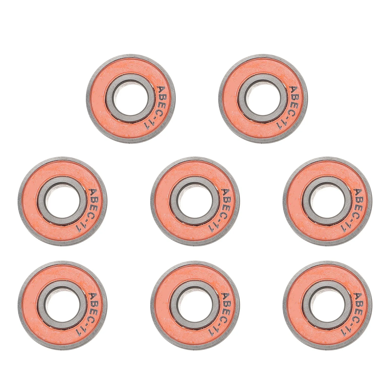 

8Pcs Skateboard Bearings High Performance Longboard Scooter Bearings Low Friction Carbon Steel Skateboard Accessories