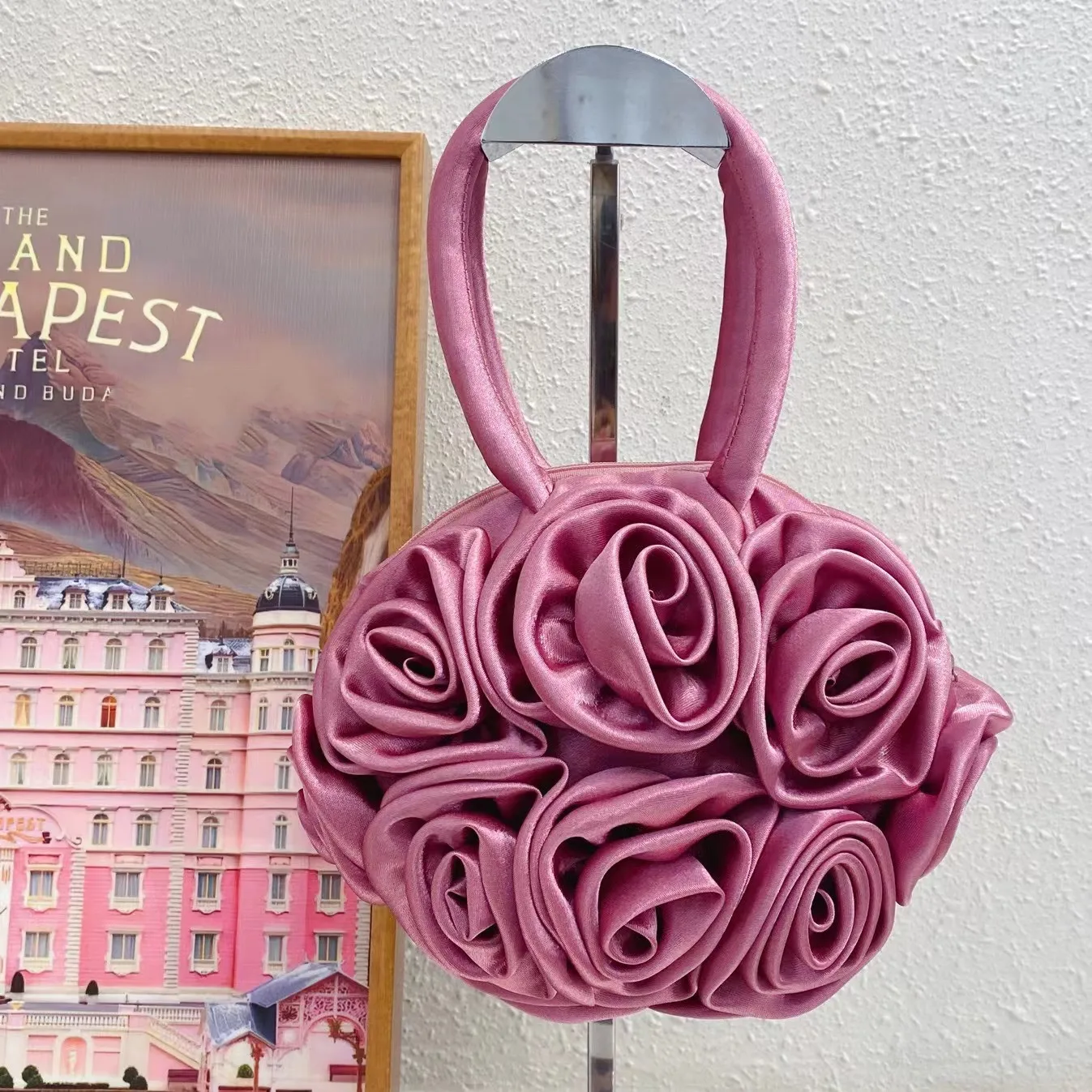 Vendita calda borsa da sera fiore borse da sposa per borsa da sposa e borse pochette da giorno per feste di matrimonio tutto abbinato Totes colorati