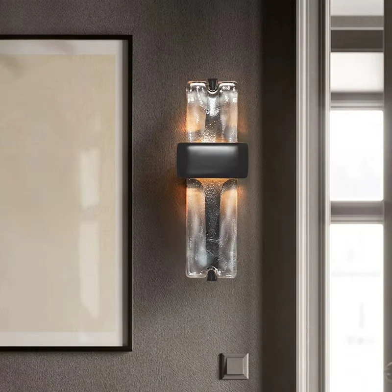 مصباح جداري لغرفة المعيشة، مصباح فاخر لجميع خلفية الفيلا النحاسية، مصباح ممر الدرج الراقية لردهة الفندق