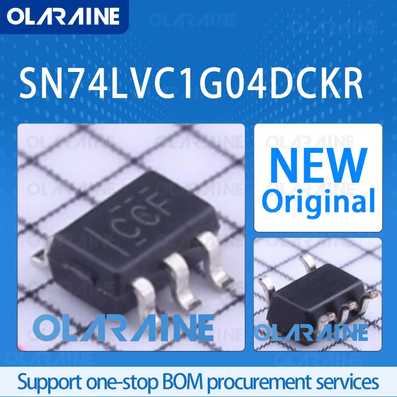 10/50/100Pcs SN74LVC1G04DCKR SC-70-5 original 100% ic chip Inverter  1 Circuit Voltage 5.5 V