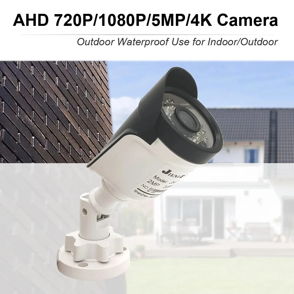 5MP 1080P AHD Sicherheitskamera Infrarot-Nachtsicht Wasserdicht für Außen- und Innenbereich CCTV-Überwachungsmonitor JIENUO – Detail 2