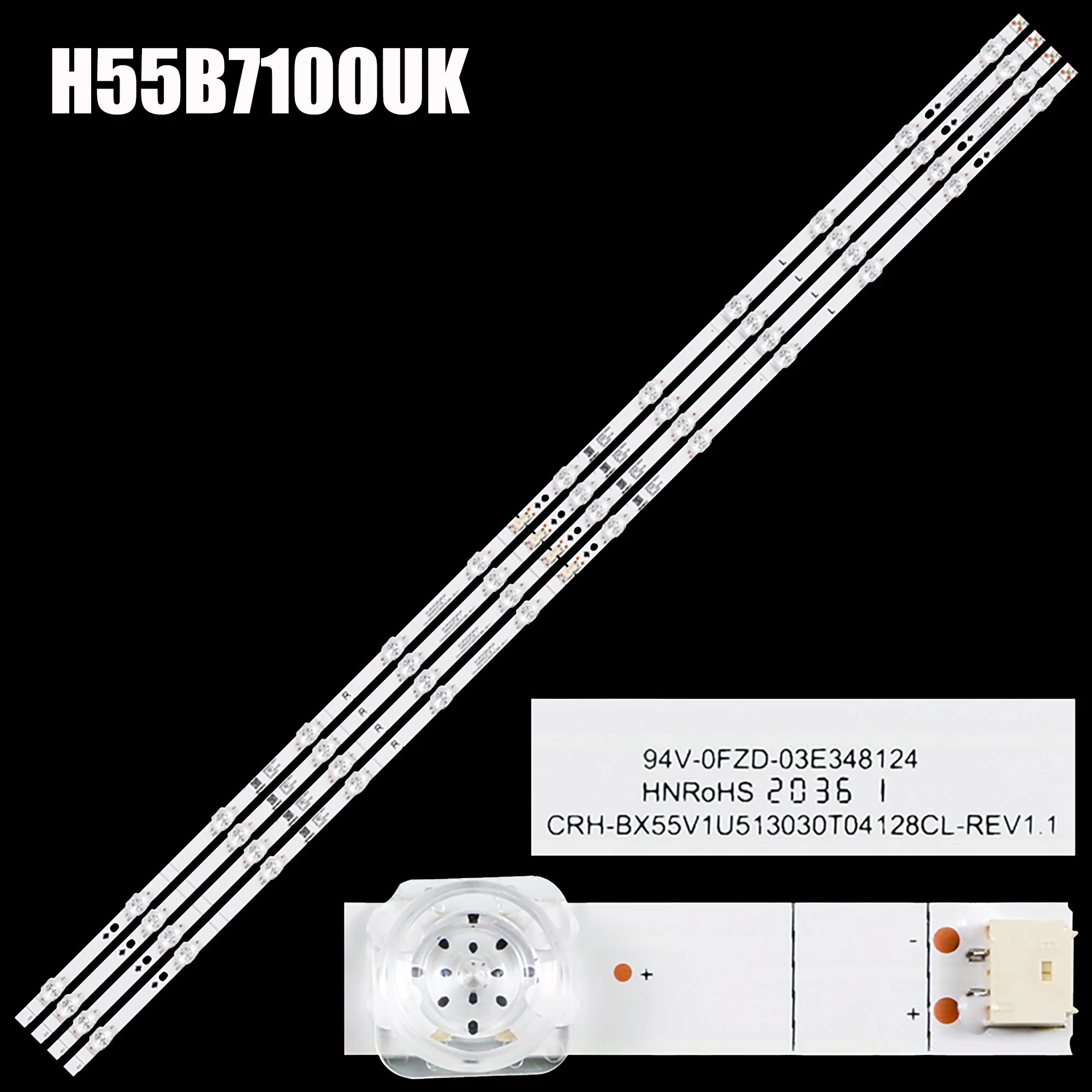 LED Backlight strip For U55E9000H H55BE7200 H55BE7400 H55BE7000UK H55BE7000IL H55B7100UK H55B7100 CRH-BX55V1U513030T04128CL-REV1