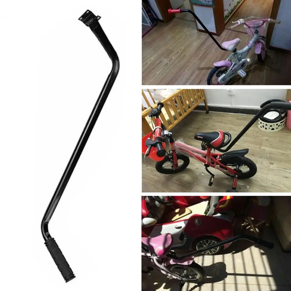 Children Bike Training Handle Children Bike Safety Trainer Heavy Duty Metal Kids Cycling Learning Bike Safety Trainer Handle