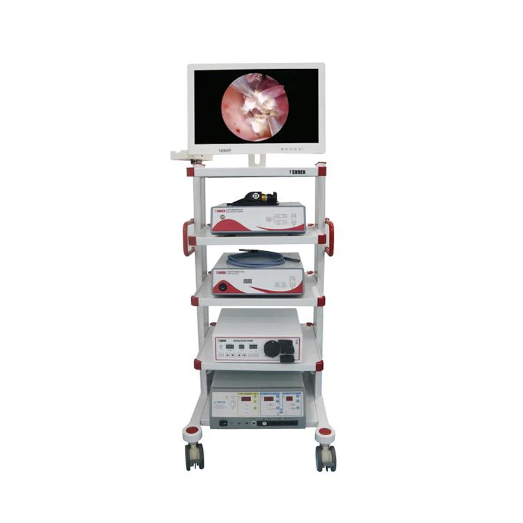 HD endoscopic Hysteroscopy / Artroscopy  Laparoscopy tower surgery equipment CE approved