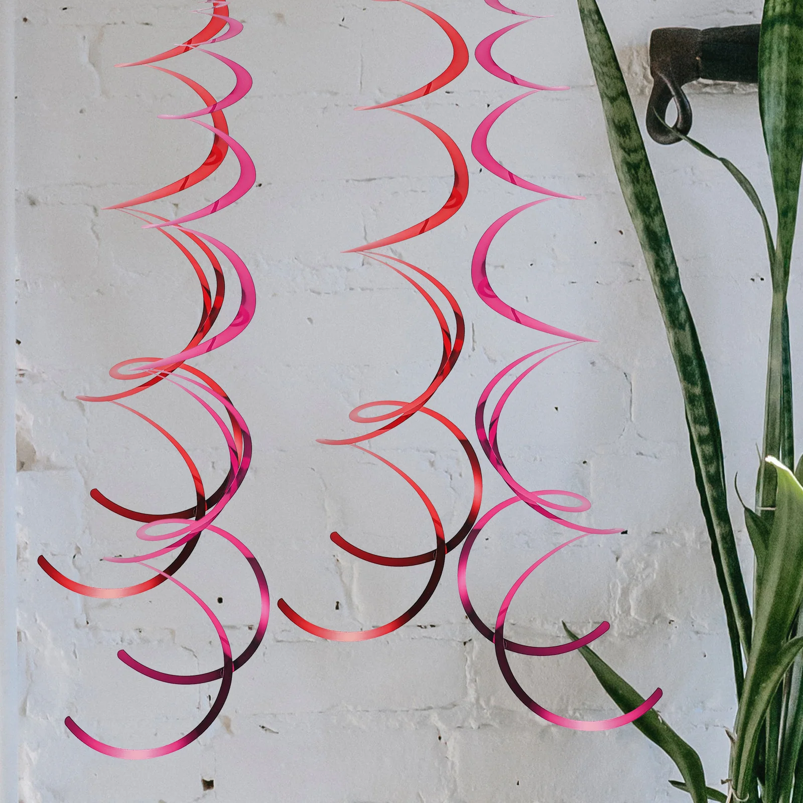 

30Pcs PVC Hanging Spiral Swirls Party Decorations Ceiling Hanging Garland Festival Party Supplies Ceiling Decorations