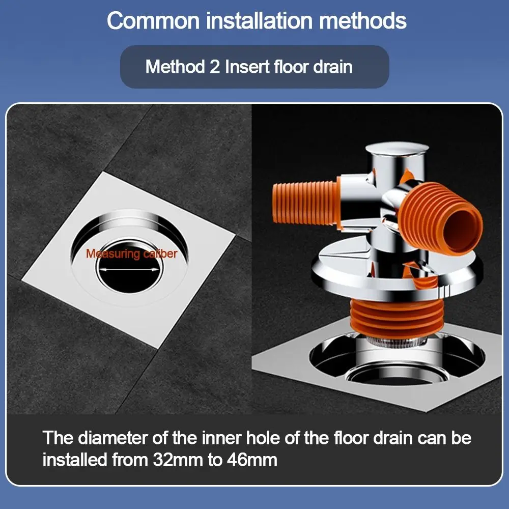 Anti odor Sink Drain Pipe Adapter Multifunctional Sealing Ring Dishwasher Water Pipe Connector neat Drainage Water Pipe Joint
