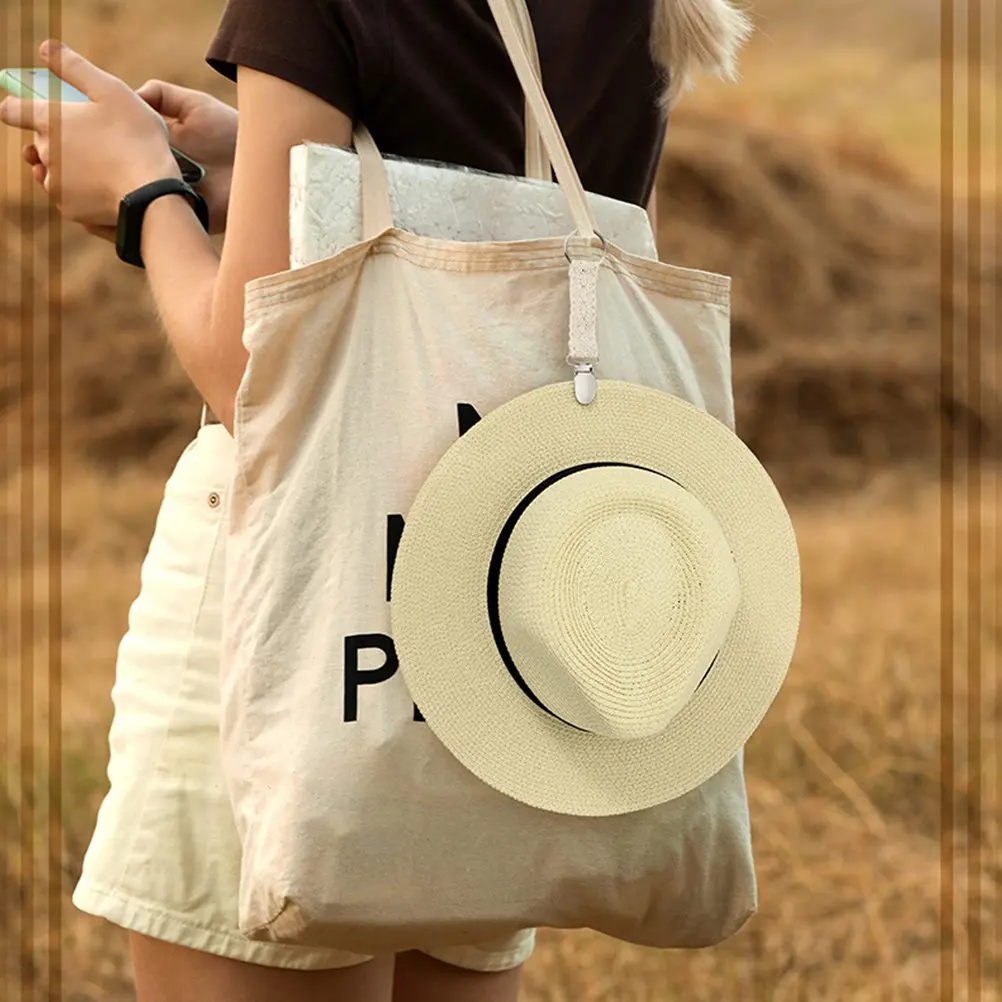 

6pcs Lace Clips Portable Travel Hat Clip Backpack Outdoor Alloy Hat Holder For Accessory For Luggage Handbag