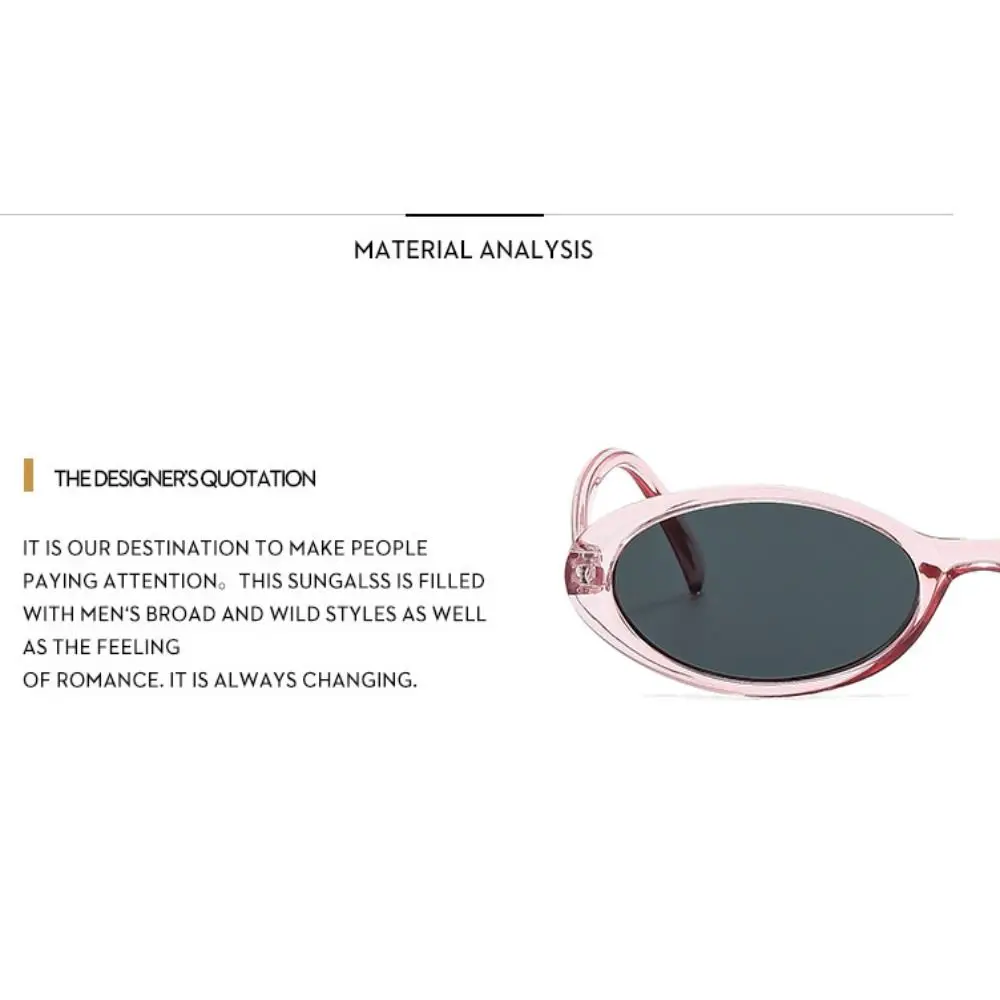 New Retro Cat Eye Sunglasses Women Men Fashion Oval Frame Sun Glasses Small Frame Candy Color UV400 Shades Eyewear