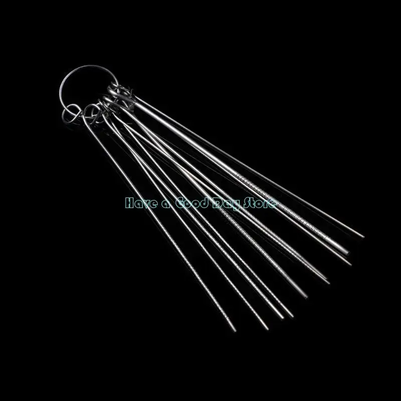 462D 10 Kinds Stainless Steel Needle Set Through Hole Desoldering Welding 0.7-1.3mm