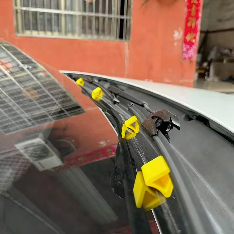 

2pc Wiper Antifreeze Clip Windscreen Wiper Snow Removal Protection For Preventing Wiper Freezing Wiper Strip Automotive Parts