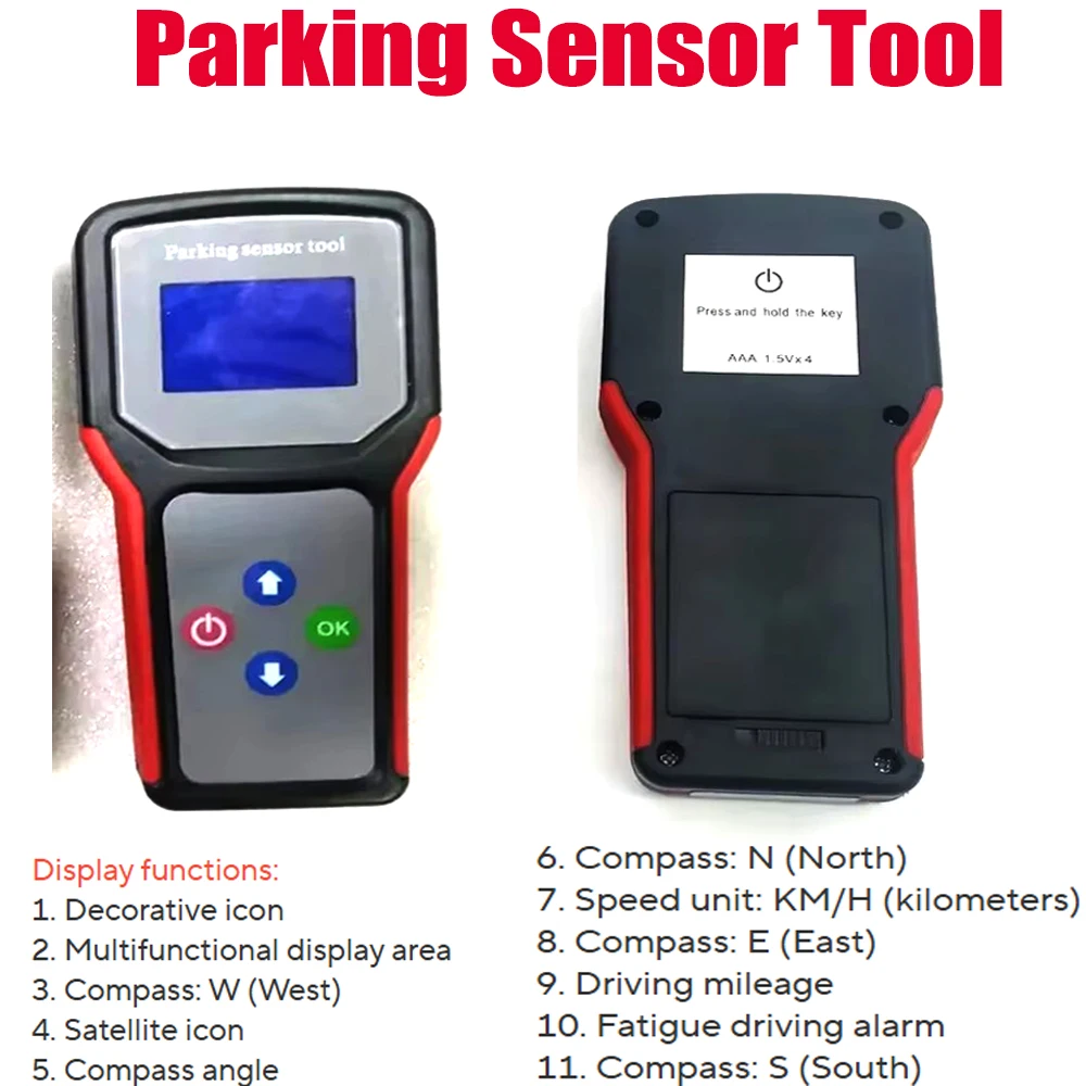 

N2 Parking Sensor Programming Tool with LCD Display - Universal Ultrasonic Sensor Diagnostic Tester for Truck & RV Berth Alignme