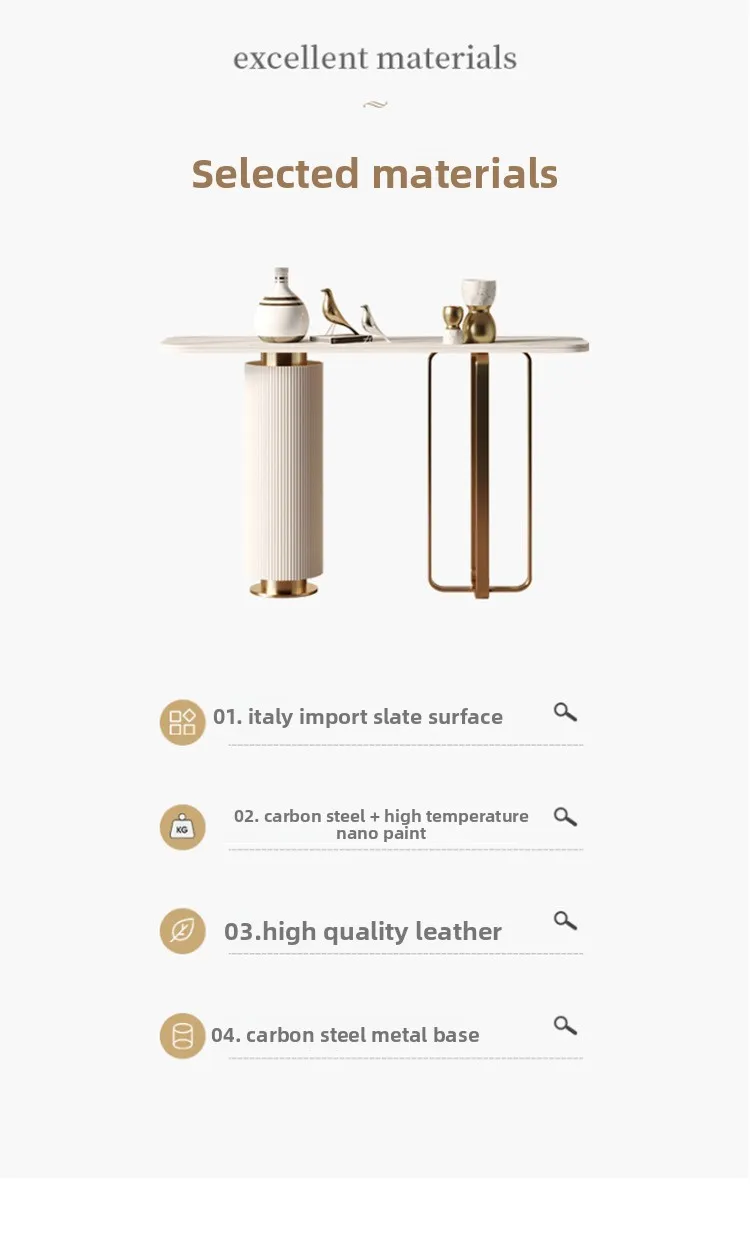 Porche simple, table, étagère, porte d'entrée face au porche, comptoir, couloir, allée