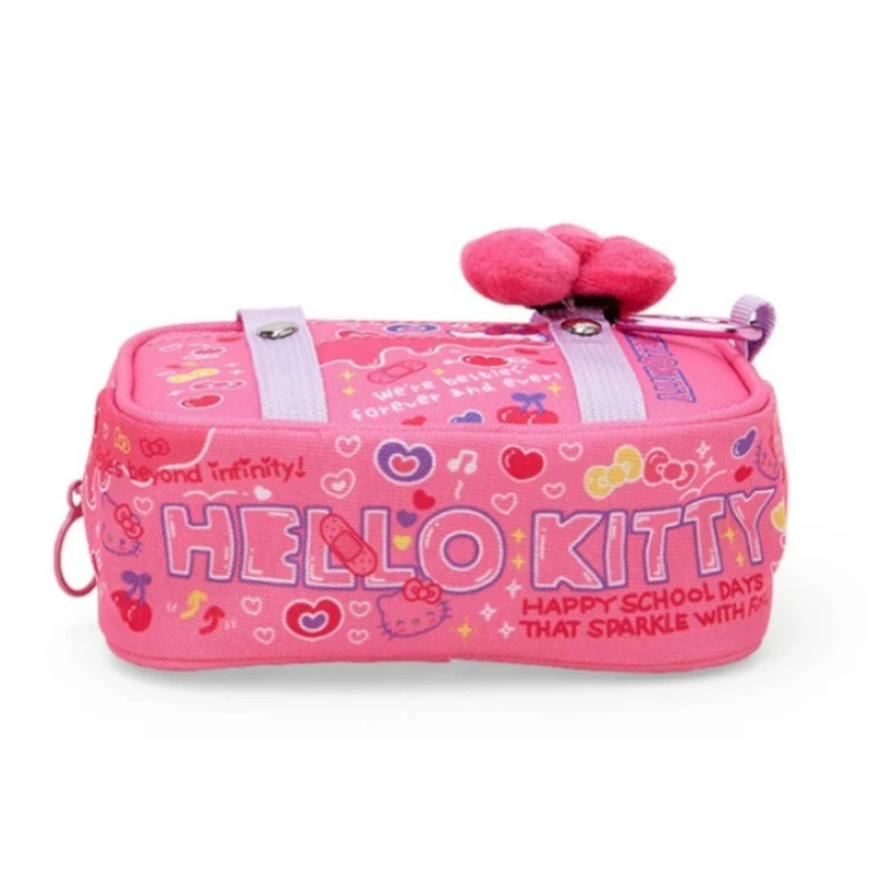 Sweet Hello Kitty Cinnamoroll Kawaii Sanrio Anime Handbag Cute Fashion My Melody Kuromi Makeup Storage Bag Gifts for Girls