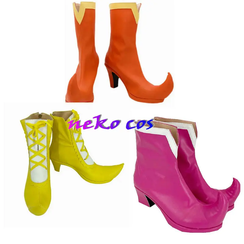 Anime Magical DoReMi Asuka Momoko Hazuki Fujiwara Doremi Harukaze Onpu Segawa Aiko Senoo   shoes Cosplay  Costume Any Sizes