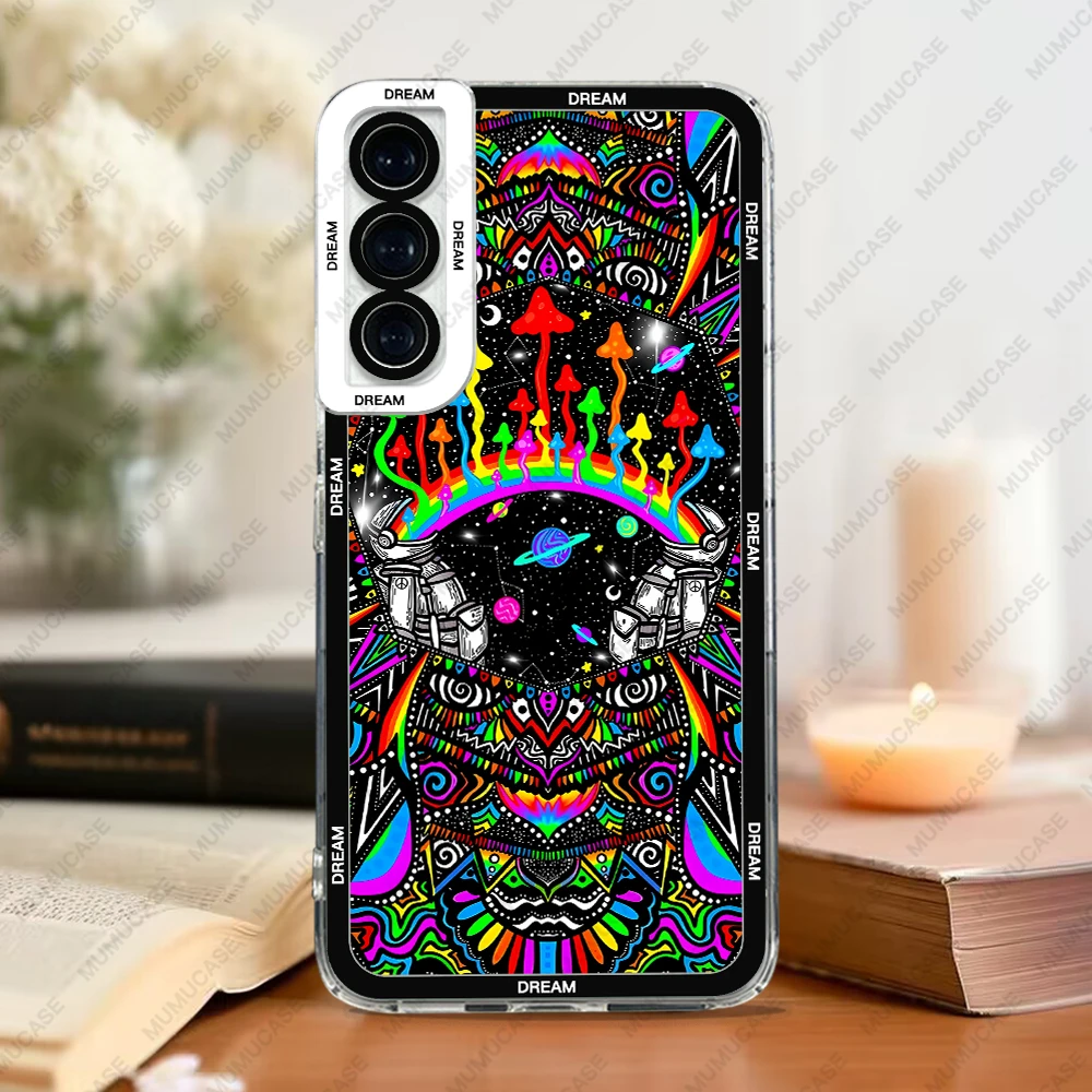 Case For Samsung Galaxy S24 S20 S21 FE S22 S23 Ultra A13 A32 A33 A50 A52 A53 A73 A54 A14 Soft Cover Dream Art