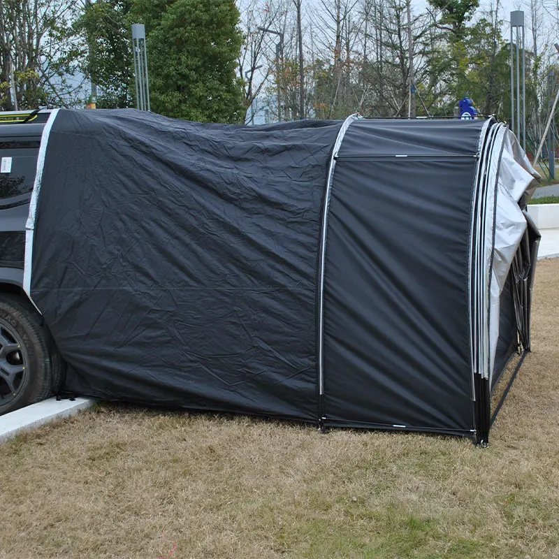 Tailgate Tent SUV Dual-bedroom design,Meets the rest needs of multiple people,Easy Storage Back Of Car Tent For 2 Person