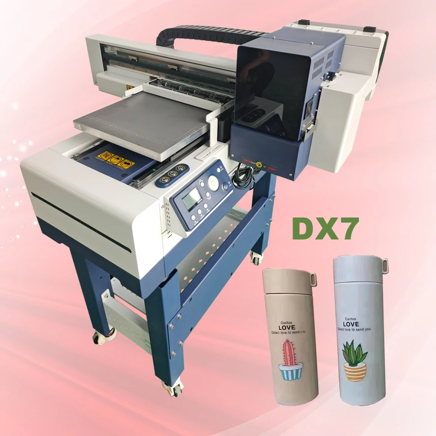 Impresora Digital para teléfono móvil, venta directa, precio al por mayor, impresora plana Uv A3 A4 3360, impresora plana en relieve 3d de inyección de tinta Dx7