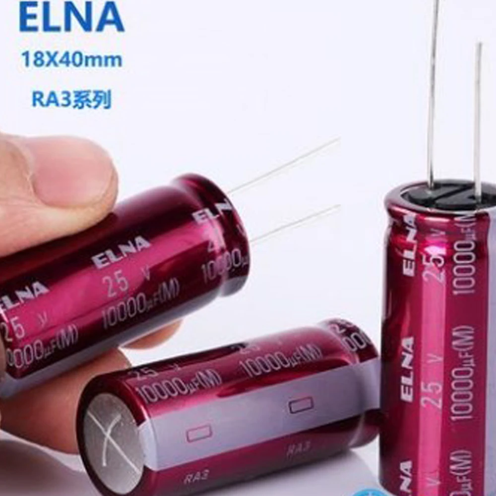 3pcs Japan ELNA RA3 Series 25V 10000uF Audio Filter Electrolytic Capacitor