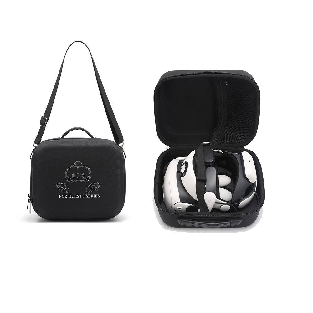 

Carrying Case Bag for Quest3 Storage Bag 3S Organizer Box VR Advanced Headwear Protective Single Shoulder Bag Accessories