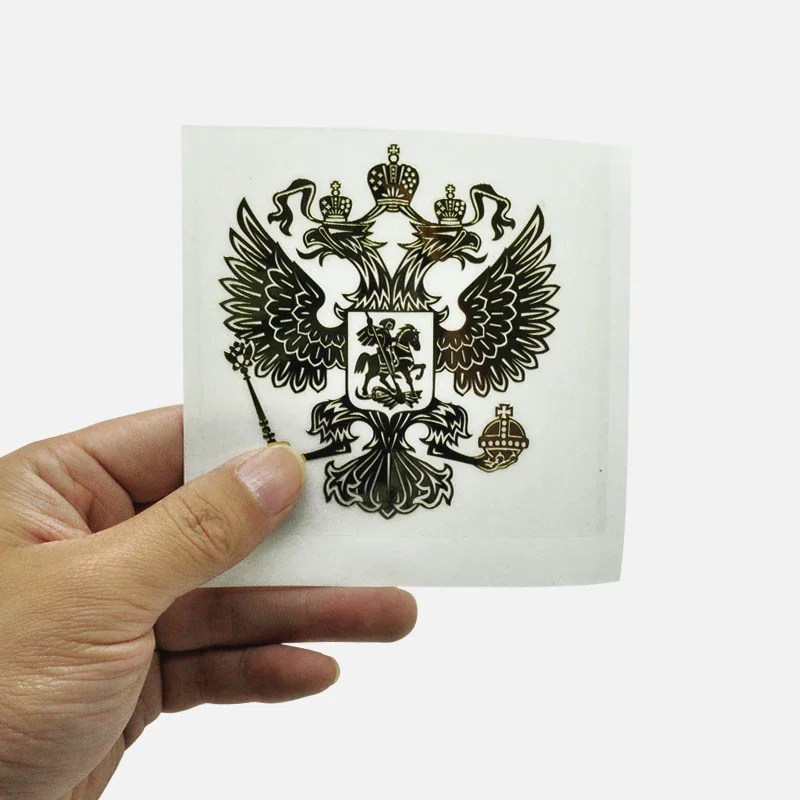 ملصقات سيارة معدنية لروسيا ، شعار النبالة لروسيا ، النيكل ، الشارات ، الاتحاد الروسي ، شعار النسر ، ملصق سيارة ، قطعة ذهبية ، 1 * *
